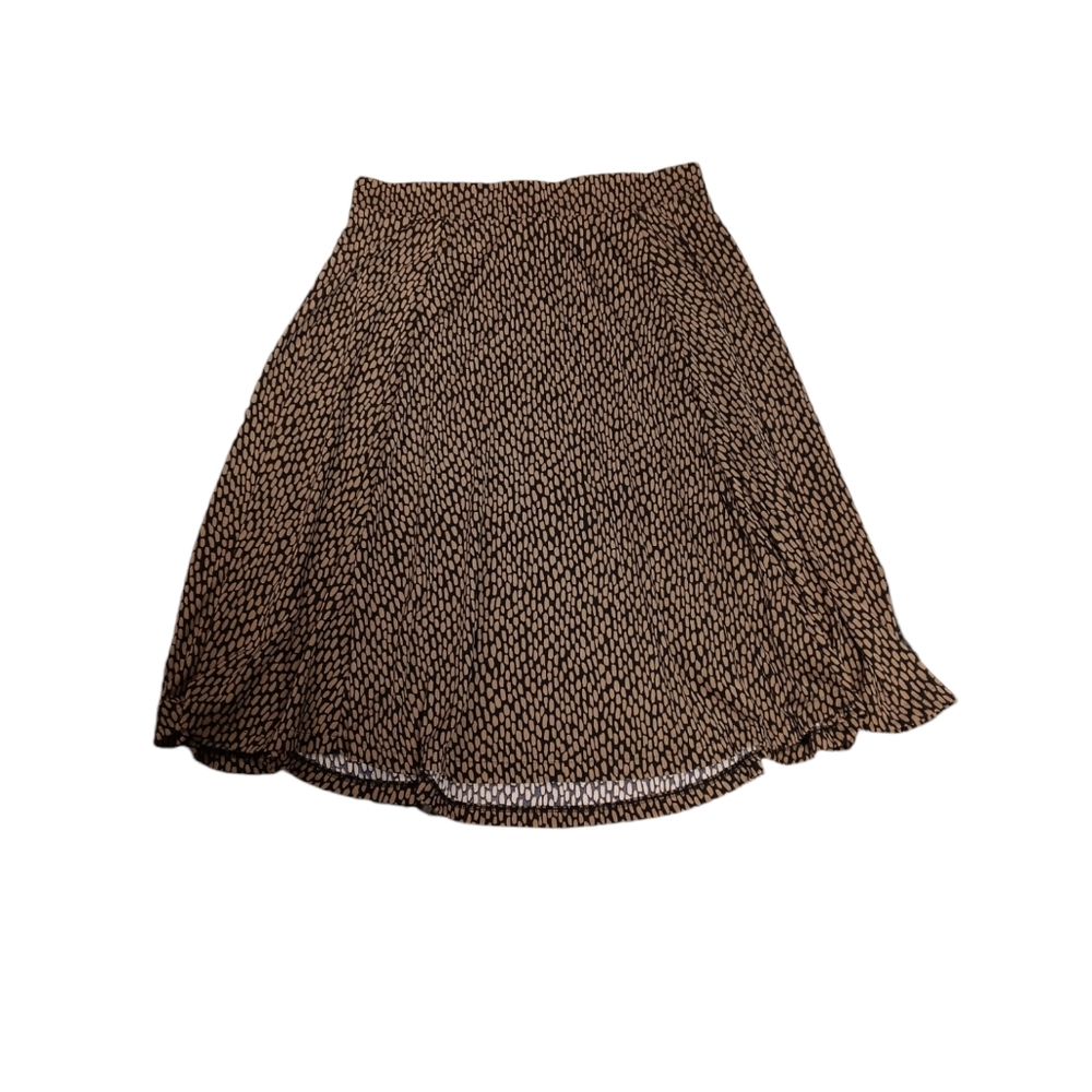 🤎LANDS END WOMEN'S SIZE MEDIUM 10-12 BLACK AND BROWN SKIRT. - Picture 6 of 6
